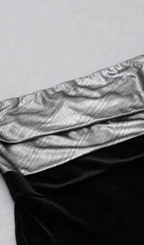 OFF THE SHOULDER MIDI DRESS IN BLACK Dresses styleofcb