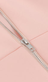 ONE SHOULDER BODYCON MIDI DRESS IN PINK Dresses styleofcb