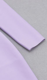 LONG SLEEVES CUT OUT MIDI DRESS IN PURPLE Dresses styleofcb
