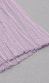 GAUZE BANDAGE MINI DRESS IN PURPLE Dresses styleofcb