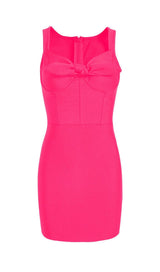 CHAIN MIDI DRESS IN PINK Dresses styleofcb