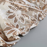 FLORAL LACE MINI DRESS IN WHITE styleofcb