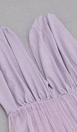 GAUZE BANDAGE MINI DRESS IN PURPLE Dresses styleofcb