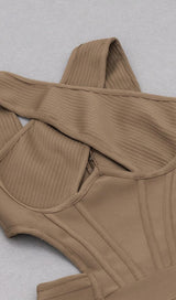 CUT OUT BODYCON MIDI DRESS Dresses styleofcb