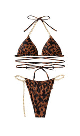 LEOPARD PRINT BIKINI IN BROWN styleofcb