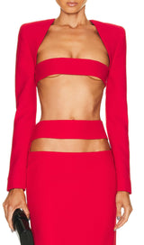 RED TWO PIECES BANDAGE SET styleofcb