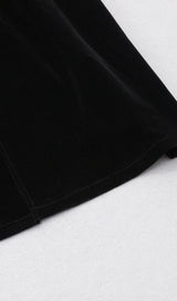 V NECK SLEEVELESS MIDI DRESS IN BLACK Dresses styleofcb