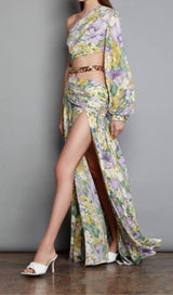 LONG SLEEVE MAXI DRESS IN COLORS Dresses styleofcb