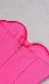 STRAPLESS BANDAGE DRESS IN PINK Dresses styleofcb