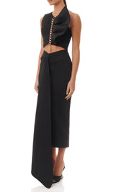 CUT OUT MIDI DRESS IN BLACK Dresses styleofcb