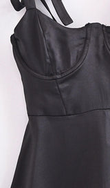 BANDAGE SLEEVELESS MINI DRESS IN BLACK styleofcb