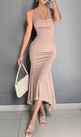 STRAPLESS BODYCON MIDI DRESS Dresses styleofcb