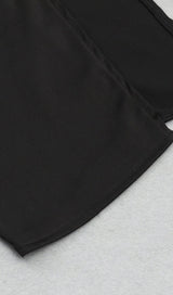 STRAPLESS CORSET MIDI DRESS IN BLACK styleofcb