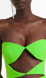 CUT OUT STRAPLESS MIDI DRESS Dresses styleofcb