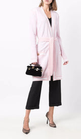LONG SLEEVES PATTERN COAT styleofcb XS PINK