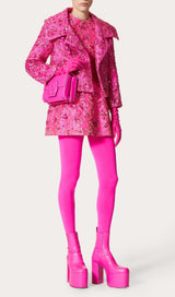 JACQUARD FLORAL BLAZER Outerwear Gloria Lanvin