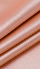 SATIN CROSSOVER NECK OPEN-BACK SLIT BUTTOCK MIDI DRESS styleofcb