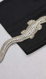 BANDAGE BODYCON MINI DRESS IN BLACK Dresses styleofcb