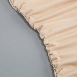 RUCHED STRAPPY MIDI DRESS IN NUDE DRESS sis label