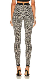 JACQUARD TWO PIECE SET IN GRAY Clothing styleofcb