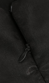 STRAPLESS BOWKNOT MINI DRESS IN BLACK Oh CICI