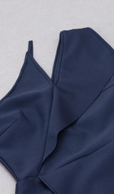 SPLIT MIDI DRESS IN BLUE Dresses styleofcb