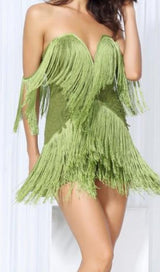 TASSEL MINI DRESS IN PINK Dresses styleofcb