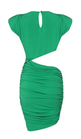 CUT OUT RUCHED MINI DRESS Dresses styleofcb
