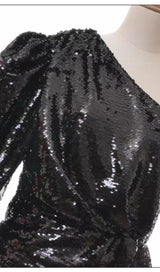 ONE SHOULDER MINI DRESS IN GREEN Dresses styleofcb