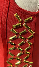 ONE SHOULDER MAXI DRESS IN RED Dresses styleofcb