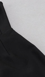 ONE SHOULDER MIDI DRESS IN BLACK Dresses styleofcb