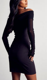 CUT OUT BODYCON MINI DRESS IN BLACK Dresses styleofcb