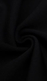 SEXY BLACK MESH STITCHED SKINNY BUTTOCKS MIDI DRESS styleofcb