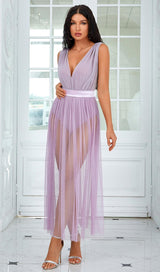 GAUZE BANDAGE MINI DRESS IN PURPLE Dresses styleofcb