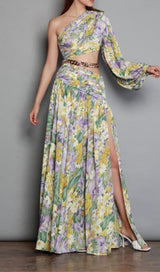 LONG SLEEVE MAXI DRESS IN COLORS Dresses styleofcb