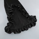 HIGH-LOW HEMLINE DRESS IN BLACK DRESS sis label