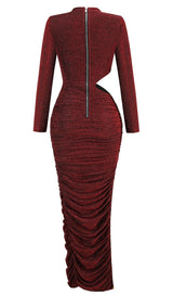 CUT OUT LONG SLEEVE MAXI DRESS Dresses styleofcb
