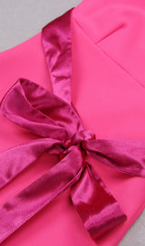 ASYMMETRIC BANDAGE MIDI DRESS IN PINK Dresses styleofcb