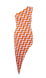 ASYMMETRIC WAVY DRESS Dresses styleofcb