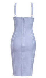 BANDAGE MIDI DRESS IN BLUE Dresses styleofcb