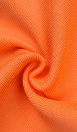 BANDAGE MINI DRESS IN ORANGE Dresses styleofcb