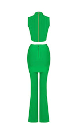BANDAGE TWO PIECE SET IN GREEN Clothing styleofcb