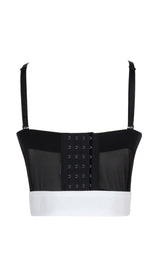 BLACK EMBELLISHED BELT CORSET Shirts & Tops styleofcb