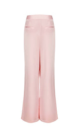 BOW-EMBELLISHED TWO-PIECE SUIT IN PINK styleofcb