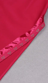 BRALETTE STRAPLESS MIDI DRESS IN RED DRESS STYLE OF CB