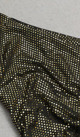 BROWN ONE SHOULDER ASYMMETRIC MIDI DRESS IN BROWN DRESS sis label