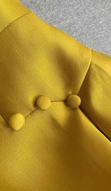 BUTTERFLY SLEEVE MIDI DRESS IN YELLOW DRESS sis label