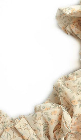 BUTTERFLY SLEEVE TIERED MAXI DRESS DRESS STYLE OF CB