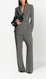 COLOURWAY BELTED DOUBLE-BREASTED BLAZER DRESS styleofcb