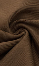 CORSET MAXI DRESS IN BROWN Dresses styleofcb